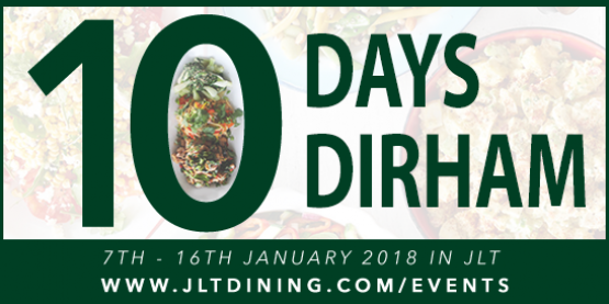 January 2018: 10 Days. 10 Dirham!